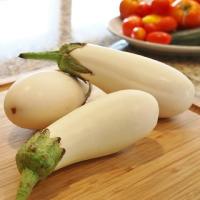ราคา 100 เมล็ด มะเขือ เมล็ดผัก Eggplant Seeds สายพันธุ์ มะเขือยาวสีขาว (55209075368)