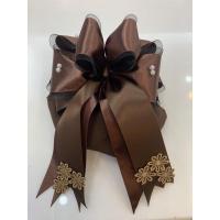 ราคา เน็ตติดผมริบบิ้นผ้าสีน้ำตาลB1 (9450827058)