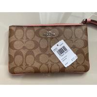 ราคา (Used) Coach 1 zip L khaki/petal (4442827335)