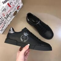 ราคา Dolce & gabbana DG รองเท้าเทรนเนอร์หนังผู้ชาย ไซส์ 38-46 MF003 (42180220602)