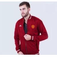 ราคา MANCHESTER UNITED SIMPLE LOGO UNISEX ZIPPER BASEBALL JACKET (42605718114)