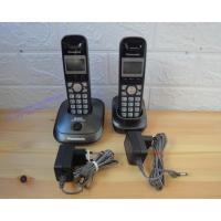 ราคา โทรศัพท์ไร้สาย (2เครื่อง แม่ลูก) Panasonic KX-TG3551BX มือ 2 สีดำเมทัลลิค (9273841295)