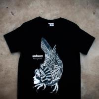 ราคา เสื้อยืดสีดำ ลายนก สีดำ (20109891)
