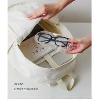ราคา กล่องใส่แว่นสีใส กล่องเก็บแว่น กล่องใส่แว่นแปะผนังได้ กล่องใส่แว่นพกพา (40860991788)