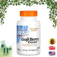 ราคา พร้อมส่ง Doctor's Best Goji Berry Extract 600 mg สารสกัดโกจิเบอร์รี่ บำรุงสายตา 120 Veggie Caps (28213965638)