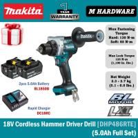 ราคา MAKITA 18V CORDLESS สว่านไดร์เวอร์ 13 mm (1/2") DHP486RTE / DHP486Z / DHP486 (44226963786)