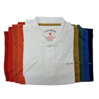 ราคา Alain Delon Polo เสื้อโปโล สีพื้น ผู้ชาย มีกระเป๋า รุ่น SSK017-1 (22457349647)