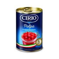 ราคา Cirio polpa chopped tomatoes 400g. มะเขือเทศสับ400 กรัม ในกระป๋อง จากfl (24013197980)