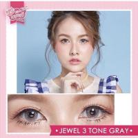 ราคา คอนแทคเลนส์ Jewel 3 tone gray ค่าสายตาปกติ (665595211)