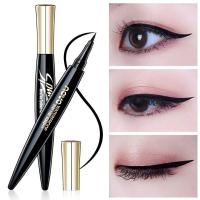 ราคา NOVO Quick-Drying Liquid Eyeliner ปากกาอายไลเนอร์ชนิดน้ํากันน้ํา Non-Smudge นักเรียน Sweat-Proof Hard Tip สามเณรเริ่มต้น (42280267135)