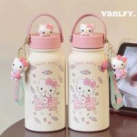 ราคา #พร้อมส่ง #กระบอกน้ำกระบอกน้ำเก็บความเย็น-ร้อน ลาย โทนสีชมพูขาว มาพร้อมหัวคิตตี้3D น่ารักหวานแหวว แถมพวงกุญแจ (54756616159)