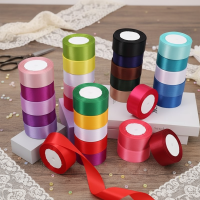 ราคา ริบบิ้นผ้าซาตินสีชมพู ขนาด 4 ซม. - เหมาะสําหรับงานแต่งงาน ห่อของขวัญ ออกแบบดอกไม้และเค้ก (54150184854)