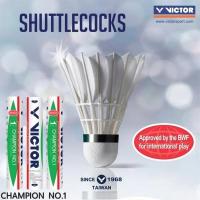 ราคา VICTOR ลูกแบดมินตัน รุ่น CHAMPION NO.1 ( 1 หลอด 12 ลูก ) ST (25468808870)