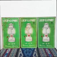 ราคา LUCKY ELEPHANT ป้ายดีบุกโปสเตอร์โฆษณาของโรงเรียนเก่าวินเทจ (23428576821)