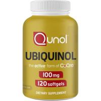 ราคา Qunol 100mg Ubiquinol, สารต้านอนุมูลอิสระอันทรงพลังเพื่อสุขภาพหัวใจและหลอดเลือด, จําเป็นสําหรับการการผลิตพลังงาน, ขยายธรรมชาติรูปแบบที่ใช้งานของ Coq10, 120 นับ (48008214995)
