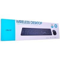 ราคา Oker คีย์บอร์ด WIRELESS KEYBOARD+MOUSE SET OKER K-783 2.4GHz (8275510269)