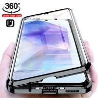 ราคา สองด้านกระจกนิรภัยเคสโทรศัพท์OPPO A78 A17 A17K A56 A58 A16S A55 A54 A79 5G A16 A5 A9 2020 Reno 14F 15F 5Gปลอกกันกระแทกพลิก 360 ป้องกันโลหะโปร่งใส (24139655714)