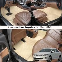 ราคา Car Floor Mats For Toyota Corolla E150 Leather For All Seasons Waterproof Rugs Custom Carpet Access (50604432601)