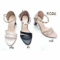 ราคา รองเท้าส้นสูงรองเท้าใส่เที่ยว ทำงาน ใส่สบาย (28773599125)