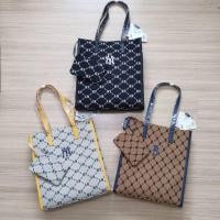 ราคา แท้ 100% กระเป๋าสะพาย MLB Monogram Dia Tote Bag / กระเป๋าช้อปปิ้ง / กระเป๋า NY แท้จากช้อป เกาหลี (22104882446)