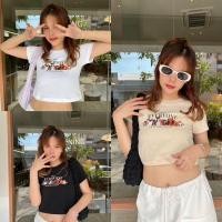 ราคา เสื้อครอป Crop Oversize, Baby Crop, Baby Tee (22170774324)