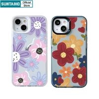 ราคา Suntaiho เคสไอโฟน เคสโทรศัพท์ซิลิโคน TPU แบบนิ่ม พิมพ์ลายดอกไม้ กันกระแทก สําหรับ Iphone 11 12 13 14 15 Pro Max IP 7 8 Plus Iphon X Xs XR Xs Max (22257196149)