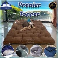 ราคา Premier Topper ท็อปเปอร์ รุ่นหนาพิเศษ 8 นิ้ว ใย 4 แผ่น ขนาด 3.5/5/6 ฟุต สีพื้น (เย็บลายบุ๋ม) (7018360888)