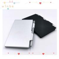 ราคา อินเต้ กระเป๋าโน๊ตบุ๊ค,อลูมิเนียมแบบพกพามินิ สมุดบันทึก,พร้อมปากกาและกระดาษรีฟิลโลหะเดินทาง สมุดบันทึก พร้อมที่ใส่ปากกา (43279679939)