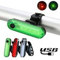 ราคา 2PCS Bike Taillights USB Rechargeable Rear Lamp Ultra Bright Tail Light 220mAh LED Waterproof Riding Warning Red Bicycle (27368064279)
