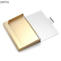 ราคา [SWTD] Creative Business Card Case อลูมิเนียมอัลลอยด์ผู้ถือบัตรกล่องโลหะบัตรเครดิตผู้ชายธุรกิจผู้ถือบัตรกระเป๋าสตางค์โลหะ null (50307643434)