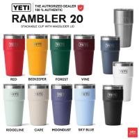 ราคา [เอาคุณภาพ เลือกเยติ] YETI RAMBLER 20 OZ STACKABLE CUP WITH MAGSLIDER LID แก้วเก็บความเย็น เยติ ลิขสิทธิ์แท้ (27123455662)