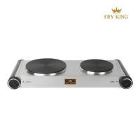 ราคา Fry King เตาเพลทไฟฟ้า FR-HP2 เตาไฟฟ้า เพลทร้อน Hot Plate เตาเพลท ไฟฟ้า 2 หัวเตา (16249230425)