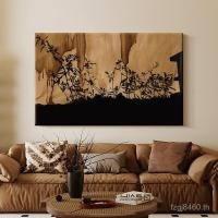 ราคา ป่าภาพวาดผนังพื้นหลังภาพวาดไร้กรอบห้องนั่งเล่นโบราณร้านอาหารใหม่ที่เรียบง่ายสไตล์จีนภาพวาดตกแต่งจีนดอกไม้นก HBBZ (57657063267)