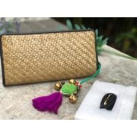 ราคา กระเป๋าสตางค์กระจูด (927340993)