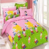 ราคา ชุดผ้าปูที่นอนรัดมุม Matahari Cotton 100% -Snow White -kain koten 19m (55901294263)