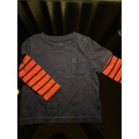 ราคา Preloved baby Gap เสื้อยืดตัวยาว เสื้อยืดแขนยาวเด็กสีกรมท่า GAP (24862911385)