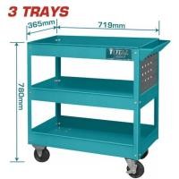 ราคา Total รถเข็นเครื่องมือช่าง 3 ชั้น รุ่น THPTC301 ( Tool Cart ) รถเข็นใส่เครื่องมือช่าง ชั้นวางเครื่องมือช่าง 3 ชั้น (43020706539)