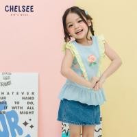 ราคา Chelsee กระโปรงยีนส์สั้น เด็กผู้หญิง รุ่น 238056 ผ้ายีนส์เดนิม(นิ่ม) อายุ 1.5-10 ปี กระโปรงเด็ก (26162440905)