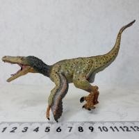 ราคา P PAPO Feather Velociraptor Fast Fierce Dragon จําลองไดโนเสาร์ของเล่นใหม่เคลือบ Heterochromatic Dragon 55086 (55957871231)