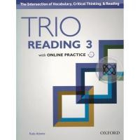 ราคา Bundanjai (หนังสือภาษา) Trio Reading 3 : Students Book +Online Practice (P) (43505273278)