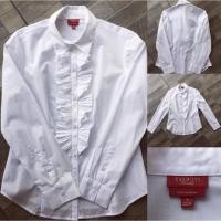 ราคา เสื้อเชิ้ตแขนยาว TALBOTS size 6 สีขาว ใหม่มาก (3218376256)