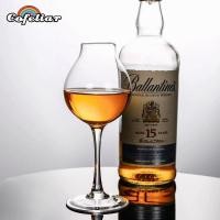 ราคา 1920s Professional Blender's Whiskey Copita Nosing GlassTulip Bud Whisky Crystal XO Chivas Regal Goblet Cup Wine Tasting (28513962329)