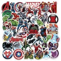 ราคา สติ๊กเกอร์ Marvel Avengers 50 ชิ้น - Iron Man & Captain America Decals สําหรับแล็ปท็อป, ขวดน้ํา, หมวกกันน็อค (44329704616)