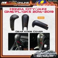 ราคา HONDA CITY/JAZZ 2014-2019 GEAR KNOB ฝาครอบคาร์บอน GM6 FL GK5 (50304654562)