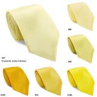 ราคา เนคไทผ้าไหมเทียมสีเหลือง สีทอง สีเหลืองพาสเทล ผ้ามันเงา By Vanzon Singthong (1234765406)