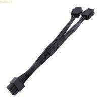 ราคา Doublebuy 8Pin Male to Dual 6 Pin Female Cable Adapter CPU 8Pin To Graphics Card Line 20CM (54907090991)