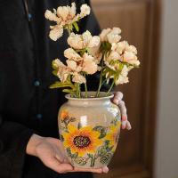 ราคา Jingdezhen แจกันเซรามิคมือวาดเก่า Clay Jar จีน Retro Bogu Rack เครื่องประดับของขวัญ High-Appearance 26/4/23 (49909392937)