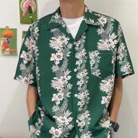 ราคา Yuppie Sinransinya丨เสื้อเชิ้ตลายดอกสไตล์ฮาวายวินเทจแขนสั้น (27905218311)