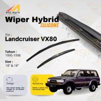 ราคา ที่ปัดน้ําฝนไฮบริด / ที่ปัดน้ําฝนไร้กรอบสําหรับ Toyota Landcruiser VX80 ยางกระจกซิลิโคนไฮบริด (40405742953)