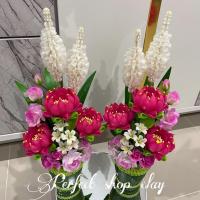 ราคา ดอกบัวบูชา ดินญี่ปุ่น ความสูงรวมแจกัน14นิ้ว ราคาคู่ละ1890฿ (10159741098)